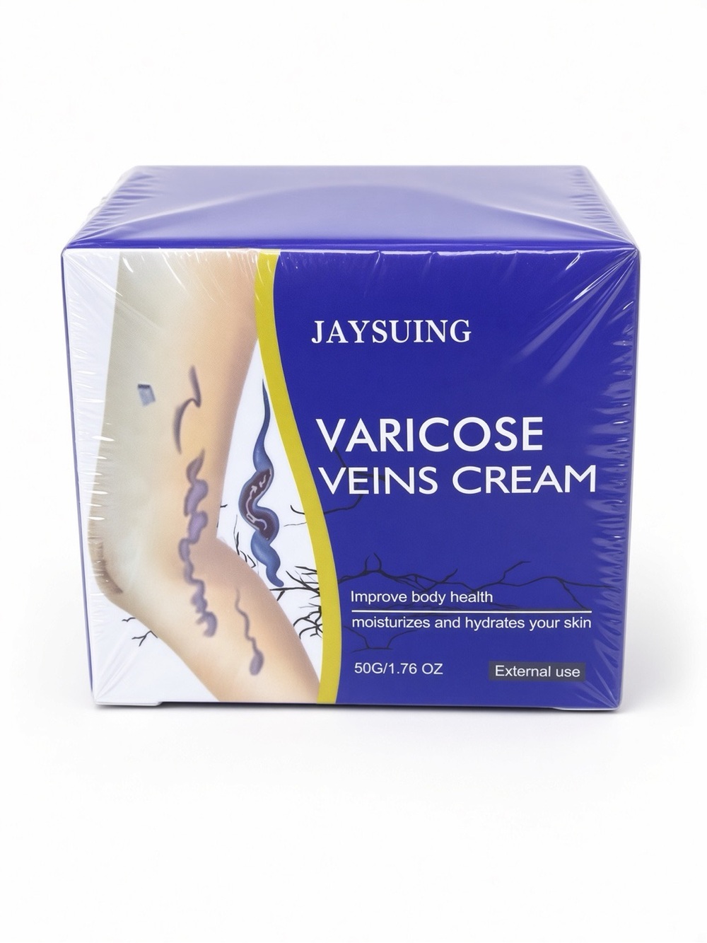 JAYSUING Varicose Veins Cream 50g/1.76oz Factory Sealed New EXP 05/2028